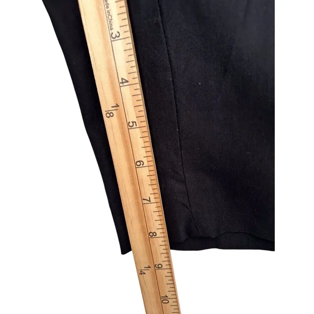 Lane Bryant‎ Shorts Womens Size 20 Black Rayon Blend High Rise Stretch Bermuda
